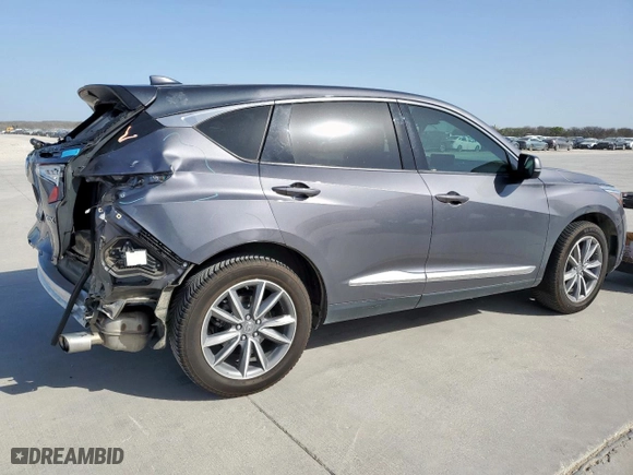 2020 Acura RDX w/Technology Pkg with VIN 5J8TC1H56LL003922, listed as a Copart auction lot 47401075 with 57,134 mi miles and Salvage Title. Bid and sale history available at carsss.com. Image 3.