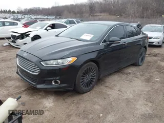 2013 Ford Fusion Titanium with VIN 3FA6P0D99DR130031, listed as a IAAI auction lot 41885596 with 174,687 mi miles. Bid and sale history available at carsss.com. Image 2.
