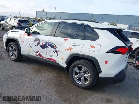 2023 Toyota RAV4 Hybrid XLE with VIN JTMRWRFV3PD205098, listed as a IAAI auction lot 41845095 with 22,908 mi miles. Bid and sale history available at carsss.com. Image 3.