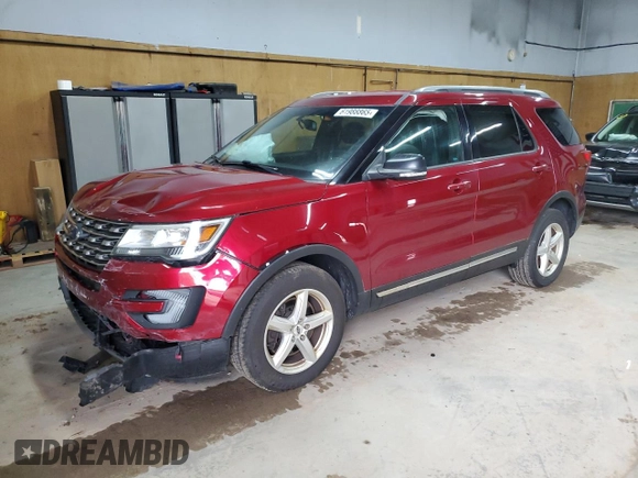 2017 Ford Explorer XLT with VIN 1FM5K8D82HGA43137, listed as a Copart auction lot 61988865 with 111,807 mi miles and Non repairable. Bid and sale history available at DreamBid. Image 1.