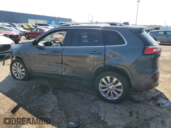 2018 Jeep Cherokee Overland with VIN 1C4PJMJX2JD594776, listed as a Copart auction lot 65599074 with 0 mi miles and Clean Title. Bid and sale history available at carsss.com. Image 2.