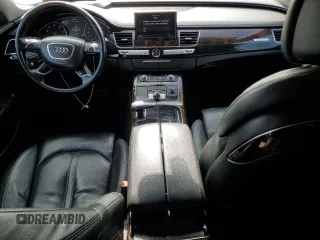 2017 Audi A8 with VIN WAU44AFD4HN014064, listed as a Copart auction lot 62373585 with 82,341 mi miles and Clean title. Bid and sale history available at DreamBid. Image 8.