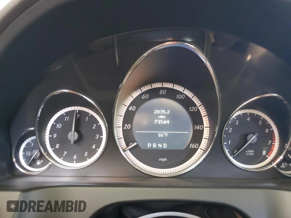 2010 Mercedes-Benz E-Class E 550 with VIN WDDKJ7CB5AF043250, listed as a Copart auction lot 86564364 with 73,564 mi miles and Salvage Title. Bid and sale history available at carsss.com. Image 9.