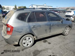 2009 Kia Rondo LX with VIN KNAFG528497221625, listed as a Copart auction lot 75915694 with 245,165 mi miles and Salvage Title. Bid and sale history available at carsss.com. Image 3.