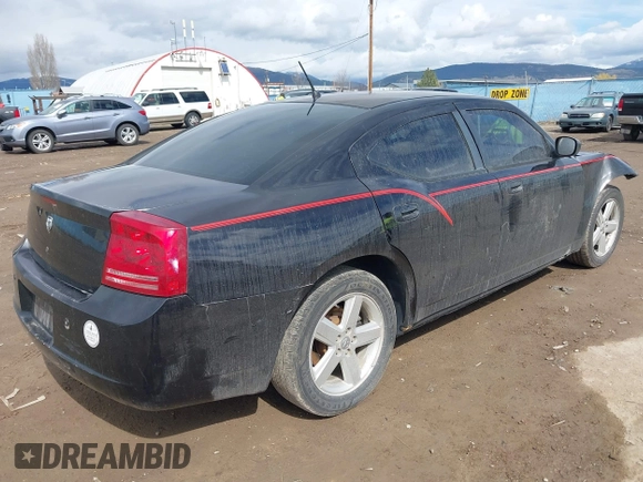 2008 Dodge Charger with VIN 2B3KA43R28H277586, listed as a IAAI auction lot 41881774 with 185,441 mi miles and . Bid and sale history available at carsss.com. Image 4.