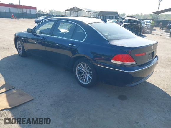 2005 BMW 7 Series 745Li with VIN WBAGN63515DS58163, listed as a IAAI auction lot 42133398 with 108,877 mi miles and . Bid and sale history available at DreamBid. Image 3.