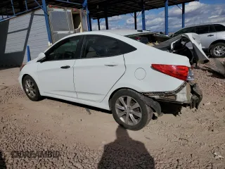 2012 Hyundai Accent GLS with VIN KMHCU4AE1CU151330, listed as a Copart auction lot 47549425 with 159,696 mi miles and Salvage Title. Bid and sale history available at carsss.com. Image 2.