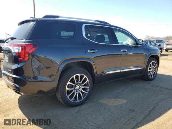 2020 GMC Acadia Denali with VIN 1GKKNXLS6LZ222918, listed as a Copart auction lot 53635895 with 42,990 mi miles and Salvage title. Bid and sale history available at DreamBid. Image 3.