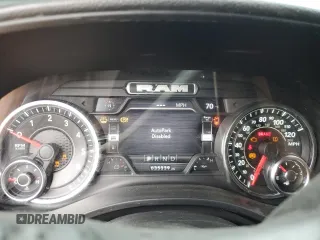 2022 Ram 1500 Big Horn with VIN 1C6SRFFT3NN318490, listed as a Copart auction lot 59371225 with 35,339 mi miles and Salvage title. Bid and sale history available at DreamBid. Image 9.