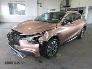 2017 Infiniti QX30 Luxury z VIN SJKCH5CR6HA023217, wystawiony jako Copart lot #78500384 z przebiegiem 62 281 mil mil oraz Czysty tytuł • Clean title. Historia ofert i sprzedaży dostępna na DreamBid. Obrazek 2.