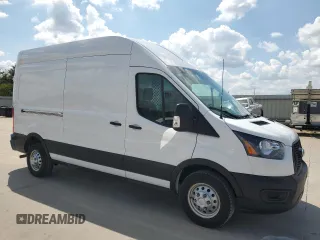 2023 Ford Transit Cargo with VIN 1FTBR2X88PKB38261, listed as a Copart auction lot 70617654 with 1,088 mi miles and Salvage Title. Bid and sale history available at DreamBid. Image 4.