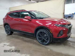 2019 Chevrolet Blazer RS with VIN 3GNKBJRS3KS684817, listed as a Copart auction lot 60059215 with 75,478 mi miles and Clean title. Bid and sale history available at DreamBid. Image 4.