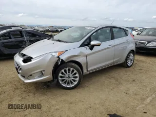 2017 Ford Fiesta Titanium with VIN 3FADP4FJ3HM128865, listed as a Copart auction lot 49536085 with 83,844 mi miles and Salvage Title. Bid and sale history available at DreamBid. Image 1.