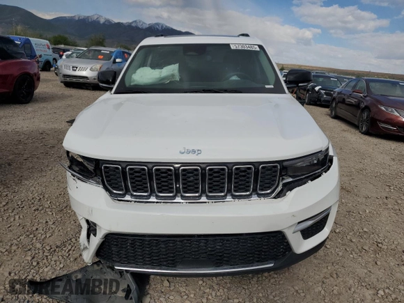 2022 Jeep Grand Cherokee with VIN 1C4RJYB60N8757624, listed as a Copart auction lot 57303485 with 54,930 mi miles and Salvage title. Bid and sale history available at DreamBid. Image 5.