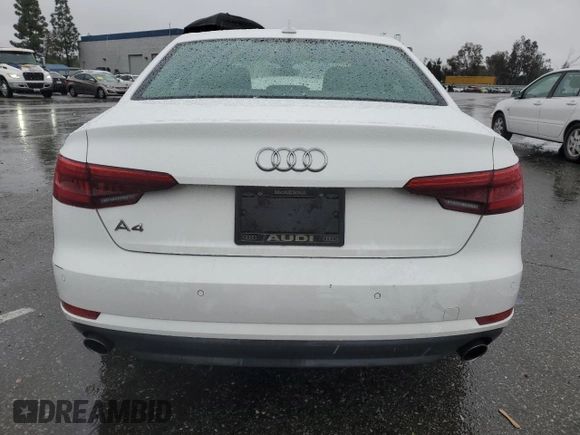 2017 Audi A4 Premium with VIN WAUGNAF43HN017564, listed as a Copart auction lot 45429745 with 64,949 mi miles and Salvage Title. Bid and sale history available at carsss.com. Image 6.