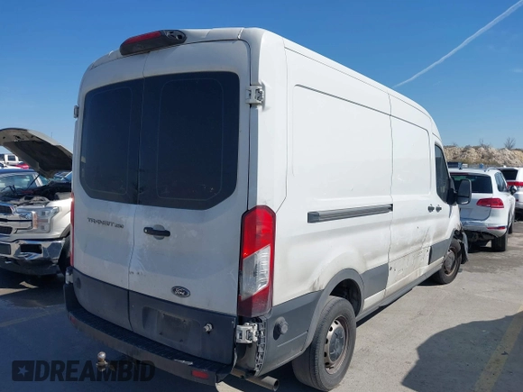 2020 Ford Transit Cargo with VIN 1FTBR1C81LKA41848, listed as a IAAI auction lot 41674936 with 306,797 mi miles. Bid and sale history available at carsss.com. Image 4.