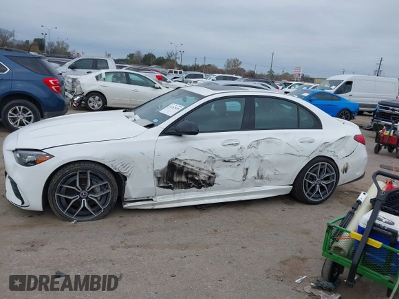 2022 Mercedes-Benz C 300 with VIN W1KAF4GB0NR058376, listed as a IAAI auction lot 41267635 with 38,867 mi miles and . Bid and sale history available at DreamBid. Image 14.