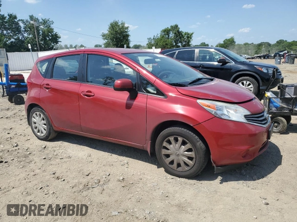 2014 Nissan Note S Plus with VIN 3N1CE2CP6EL436822, listed as a Copart auction lot 62503385 with 157,644 mi miles and Clean title. Bid and sale history available at DreamBid. Image 4.