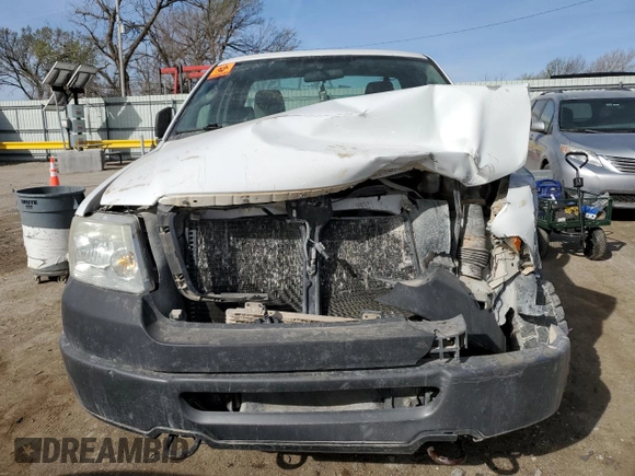 2008 Ford F-150 XL with VIN 1FTRF14V58KC36595, listed as a Copart auction lot 50001495 with 0 mi miles and Salvage Title. Bid and sale history available at carsss.com. Image 5.