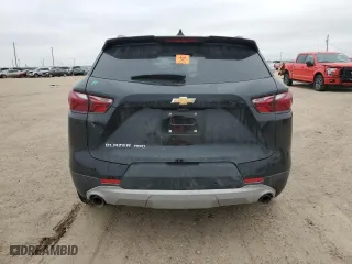 2021 Chevrolet Blazer LT with VIN 3GNKBJRS7MS573058, listed as a Copart auction lot 44967365 with 77,254 mi miles and Salvage Title. Bid and sale history available at carsss.com. Image 6.