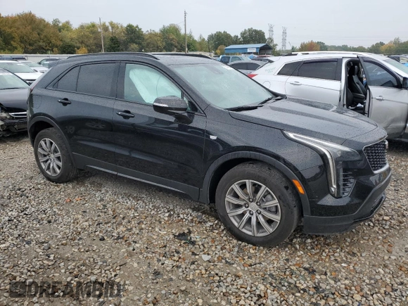 2023 Cadillac XT4 FWD Sport with VIN 1GYFZER48PF155576, listed as a Copart auction lot 77071994 with 47,539 mi miles and Salvage title. Bid and sale history available at DreamBid. Image 4.
