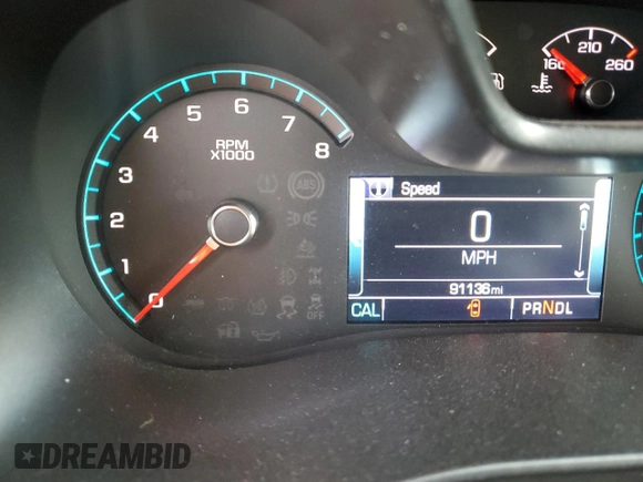 2018 GMC Canyon 4WD Denali with VIN 1GTG6EEN1J1107696, listed as a Copart auction lot 82138944 with 91,136 mi miles and Salvage Title. Bid and sale history available at carsss.com. Image 9.