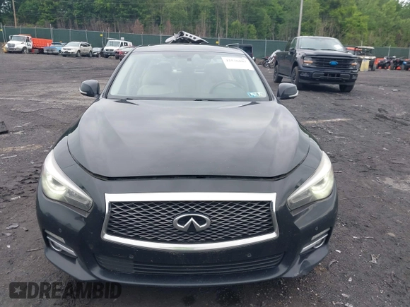 2014 Infiniti Q50 Premium z VIN JN1BV7AR3EM697330, wystawiony jako IAAI lot #42536087 z przebiegiem 231 222 mil mil oraz . Historia ofert i sprzedaży dostępna na DreamBid. Obrazek 12.