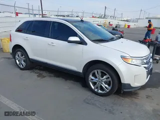 2012 Ford Edge SEL with VIN 2FMDK3JC7CBA93135, listed as a IAAI auction lot 42084352 with 162,685 mi miles. Bid and sale history available at carsss.com. Image 1.