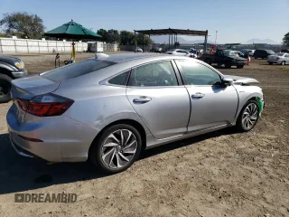 2020 Honda Insight Touring with VIN 19XZE4F92LE014287, listed as a Copart auction lot 80283814 with 67,272 mi miles and Salvage Title. Bid and sale history available at carsss.com. Image 3.