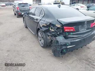 2020 Acura TLX w/Technology Pkg with VIN 19UUB2F43LA003332, listed as a IAAI auction lot 41630479 with 56,237 mi miles. Bid and sale history available at carsss.com. Image 6.