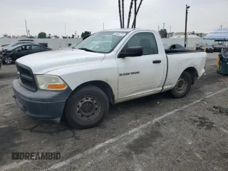 2012 Ram 1500 ST with VIN 3C6JD6AP2CG205060, listed as a Copart auction lot 59543715 with 122,541 mi miles and Salvage title. Bid and sale history available at DreamBid. Image 1.
