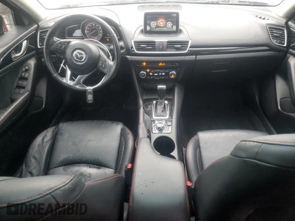 2014 Mazda 3 i Grand Touring with VIN JM1BM1M70E1137547, listed as a Copart auction lot 43089535 with 145,063 mi miles and Salvage Title. Bid and sale history available at DreamBid. Image 8.