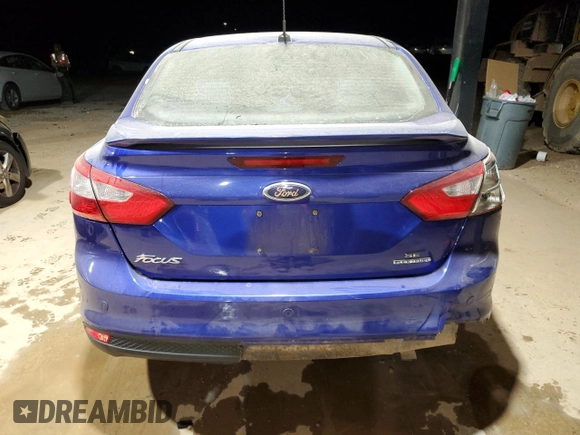 2013 Ford Focus SE with VIN 1FADP3F23DL186912, listed as a Copart auction lot 83547234 with 118,853 mi miles and Salvage Title. Bid and sale history available at carsss.com. Image 6.