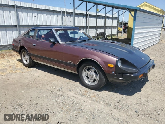 1982 Datsun 280ZX 2+2 z VIN JN1HZ06S5CX429361, wystawiony jako Copart lot #59239365 z przebiegiem 139 002 mil mil oraz Tytuł czysty. Historia ofert i sprzedaży dostępna na DreamBid. Obrazek 4.