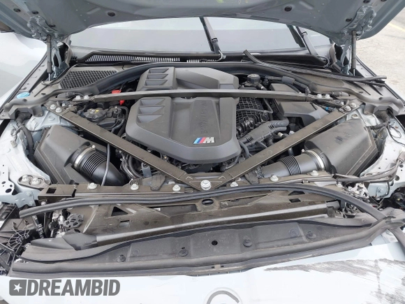 2024 BMW M4 Competition z VIN WBS33AZ05RCP68753, wystawiony jako IAAI lot #42143172 z przebiegiem 6736 mil mil oraz . Historia ofert i sprzedaży dostępna na DreamBid. Obrazek 10.