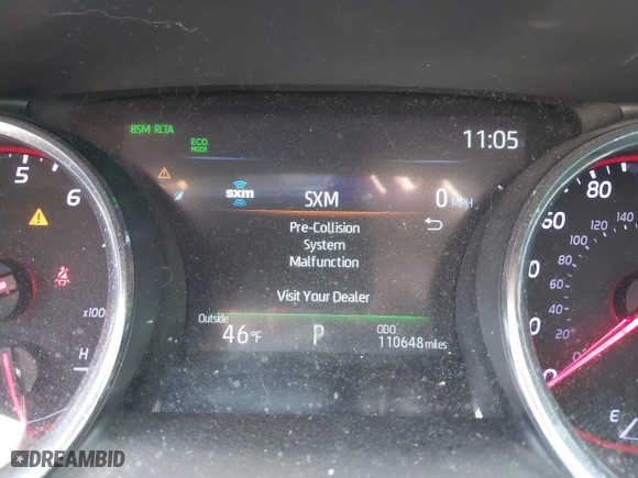 2019 Toyota Camry XSE with VIN 4T1B61HK3KU686948, listed as a IAAI auction lot 42065656 with 110,648 mi miles. Bid and sale history available at carsss.com. Image 15.