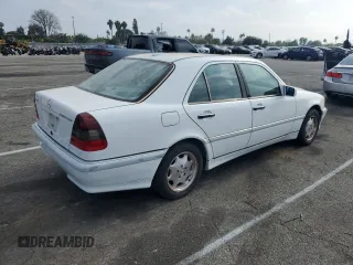 2000 Mercedes-Benz C 230 Kompressor with VIN WDBHA24G1YA820238, listed as a Copart auction lot 55563994 with 264,556 mi miles and Salvage Title. Bid and sale history available at carsss.com. Image 3.