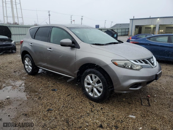 2011 Nissan Murano SV with VIN JN8AZ1MW8BW188561, listed as a Copart auction lot 47834335 with 103,266 mi miles and Salvage Title. Bid and sale history available at carsss.com. Image 4.