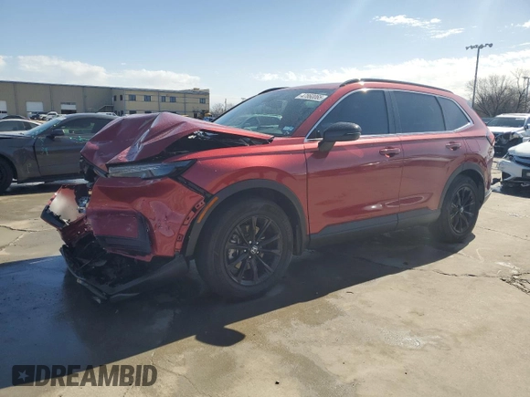 2024 Honda CR-V Sport with VIN 7FARS5H58RE016142, listed as a Copart auction lot 47860065 with 12,699 mi miles and Salvage Title. Bid and sale history available at DreamBid. Image 1.