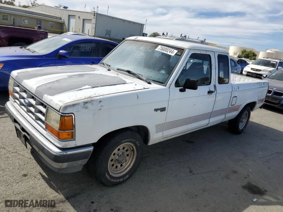 1992 Ford Ranger Splash with VIN 1FTCR14U0NPA47419, listed as a Copart auction lot 75088244 with 490 mi miles and Clean Title. Bid and sale history available at carsss.com. Image 1.
