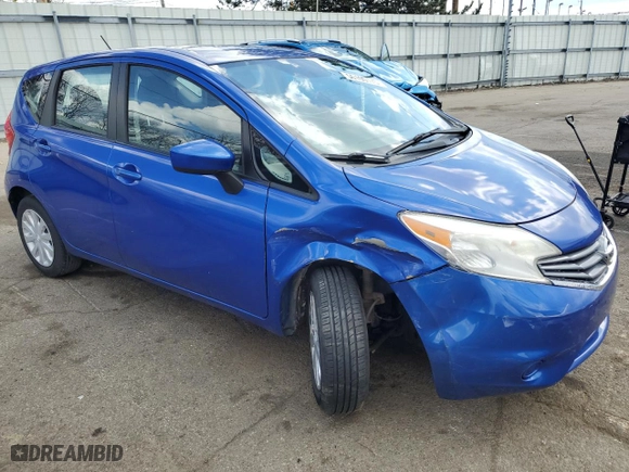 2015 Nissan Versa Note S with VIN 3N1CE2CP6FL368331, listed as a Copart auction lot 50100175 with NaN miles and Salvage Title. Bid and sale history available at carsss.com. Image 4.