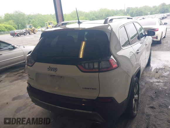 2019 Jeep Cherokee Limited with VIN 1C4PJMDXXKD198284, listed as a IAAI auction lot 42251536 with 191,977 mi miles and . Bid and sale history available at DreamBid. Image 4.