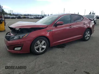 2015 Kia Optima LX with VIN 5XXGM4A79FG501062, listed as a Copart auction lot 51776395 with 112,489 mi miles and Salvage Title. Bid and sale history available at carsss.com. Image 1.