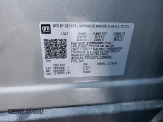 2023 GMC Terrain SLE with VIN 3GKALTEG1PL129661, listed as a Copart auction lot 43905095 with 38,361 mi miles and Salvage Title. Bid and sale history available at DreamBid. Image 13.