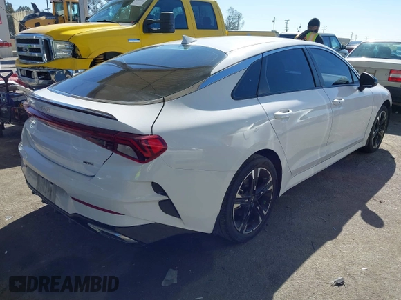 2023 Kia K5 GT-Line z VIN 5XXG64J22PG224092, wystawiony jako IAAI lot #41652803 z przebiegiem 50 326 mil mil oraz . Historia ofert i sprzedaży dostępna na DreamBid. Obrazek 4.