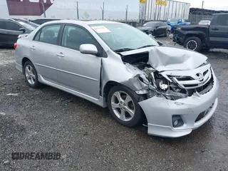 2011 Toyota Corolla L with VIN 2T1BU4EE3BC609648, listed as a IAAI auction lot 41971235 with 1 mi miles. Bid and sale history available at carsss.com. Image 1.