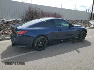 2022 BMW M4 Competition xDrive with VIN WBS43AZ01NCK91432, listed as a Copart auction lot 45240805 with 29,227 mi miles and Salvage Title. Bid and sale history available at carsss.com. Image 3.