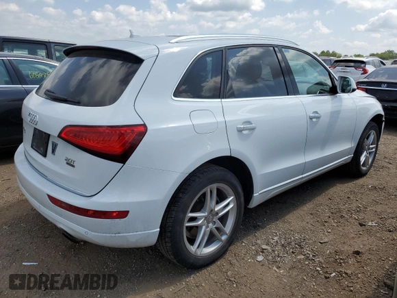 2017 Audi Q5 Premium Plus with VIN WA1L2AFP3HA027064, listed as a Copart auction lot 60634905 with 80,751 mi miles and Salvage title. Bid and sale history available at DreamBid. Image 3.