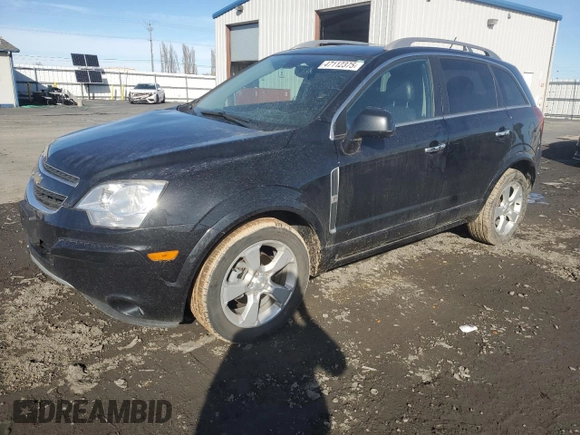 2014 Chevrolet Captiva Sport LT with VIN 3GNAL3EK8ES613840, listed as a Copart auction lot 47112375 with 130,413 mi miles and Salvage Title. Bid and sale history available at DreamBid. Image 1.