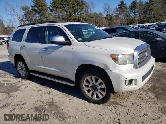 2010 Toyota Sequoia Platinum with VIN 5TDDY5G18AS037270, listed as a Copart auction lot 42361715 with 0 mi miles and Clean Title. Bid and sale history available at carsss.com. Image 4.